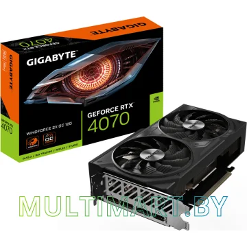 Видеокарта Gigabyte GeForce RTX­­ 4070 WindForce 2X OC 12G (GV-N4070WF2OC-12GD) картинка 8